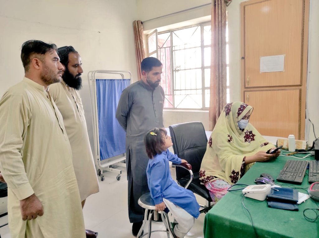 Director MER PPHI-B visited various Basic Health Units (BHU’s) in District Duki