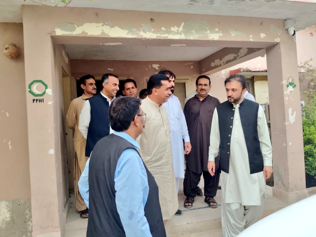 DG Health Services Balochistan Dr. Ameen Mandokhail Visits Jaffarabad